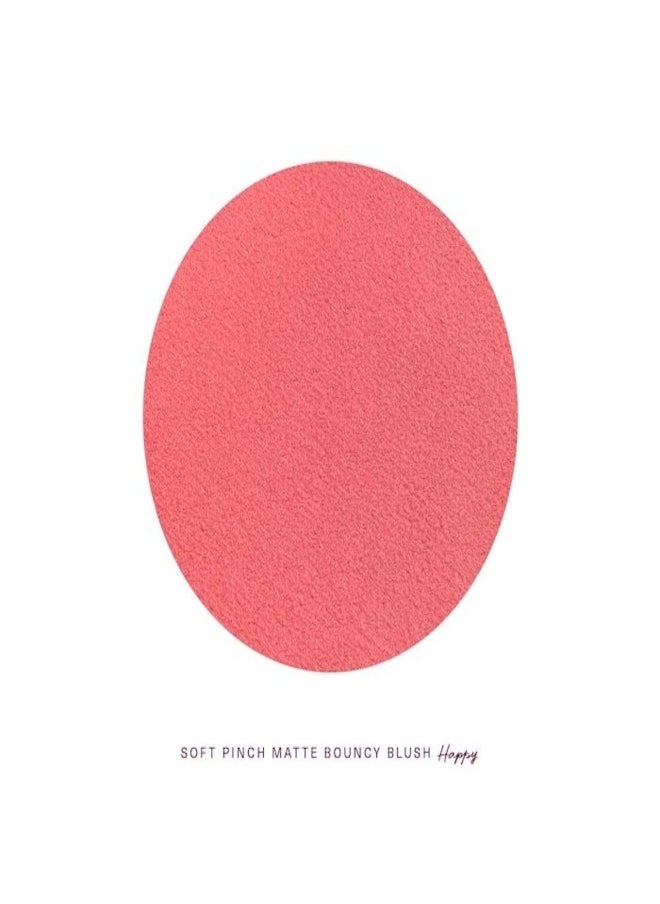 Rare Beauty by Selena Gomez Soft Pinch Matte Bouncy Blush – Shade: Happy - Cool Pink, 6.4g | Weightless, Long-Lasting Cream Blush with Matte Finish