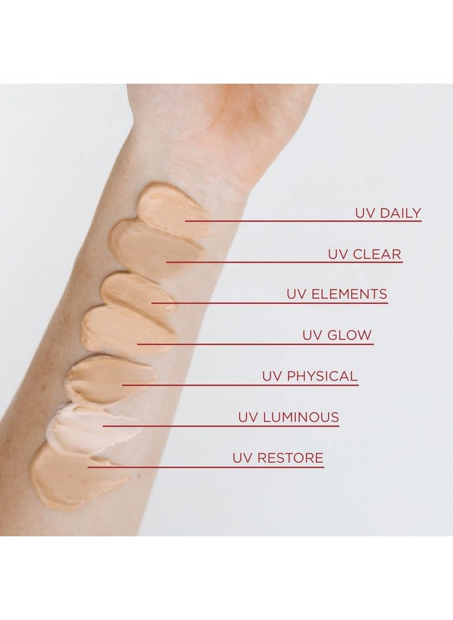 EltaMD UV Luminous Tinted Face Sunscreen and Primer, SPF 41 Rosy Tinted Mineral Sunscreen with Zinc Oxide, 1.7 oz Tube