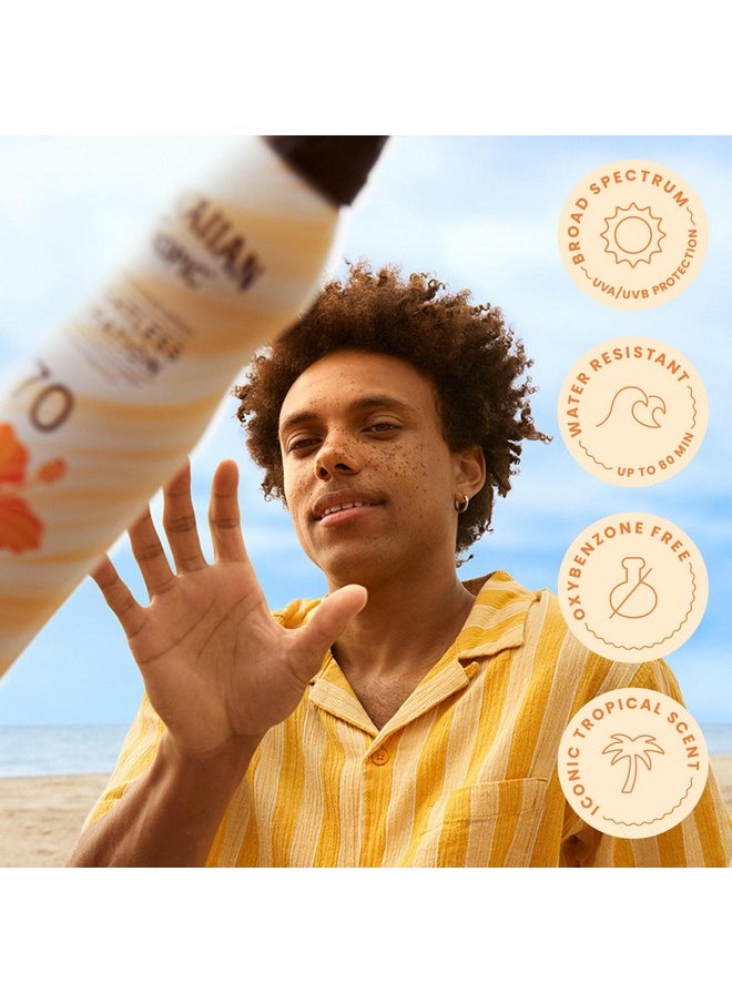 Hawaiian Tropic Weightless Hydration Clear Spray Sunscreen SPF 70, 6oz | Hawaiian Tropic Sunscreen SPF 70, Sunblock, Oxybenzone Free Sunscreen, Spray On Sunscreen, Body Sunscreen Spray, 6oz