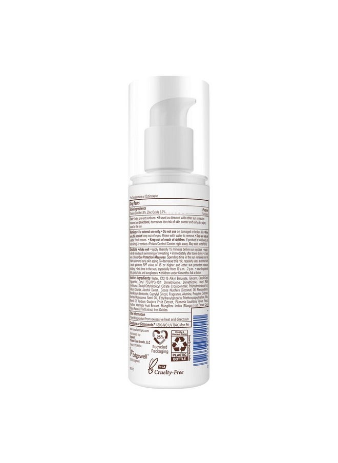 Hawaiian Tropic Mineral Skin Nourishing Milk Sunscreen SPF 50, 3.4oz | Sun Milk, Zinc Oxide Sunscreen, Mineral Sunblock, Oxybenzone Free Sunscreen, Travel Size Sunscreen, 3.4oz