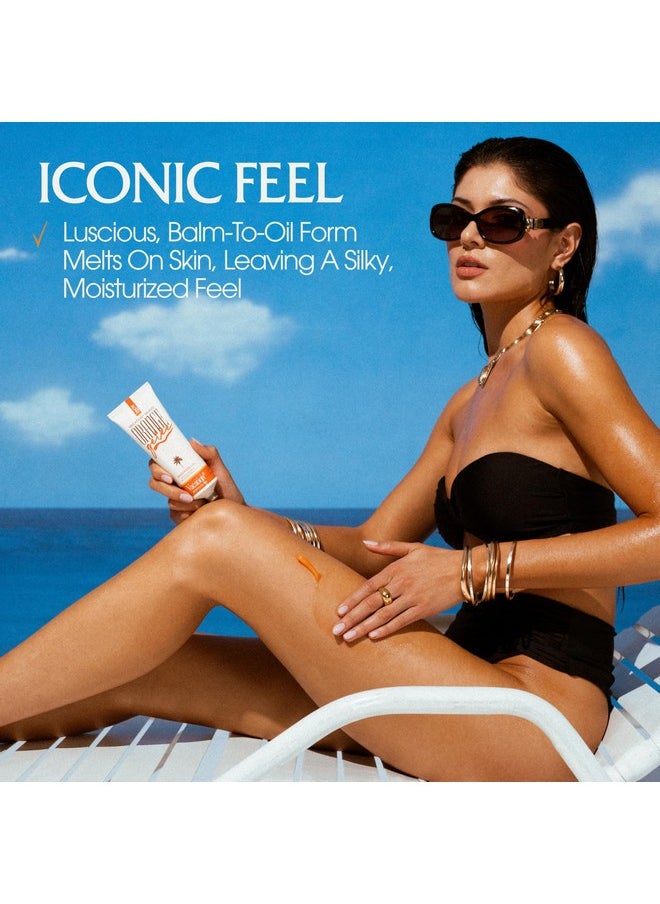 Orange Gelée SPF 30 Sunscreen Gel by Vacation + Tube Key, Balm-to-Oil Sunscreen, Tanning Gel Sunscreen, Mineral Oil Free, Travel Size, 3.12 Oz