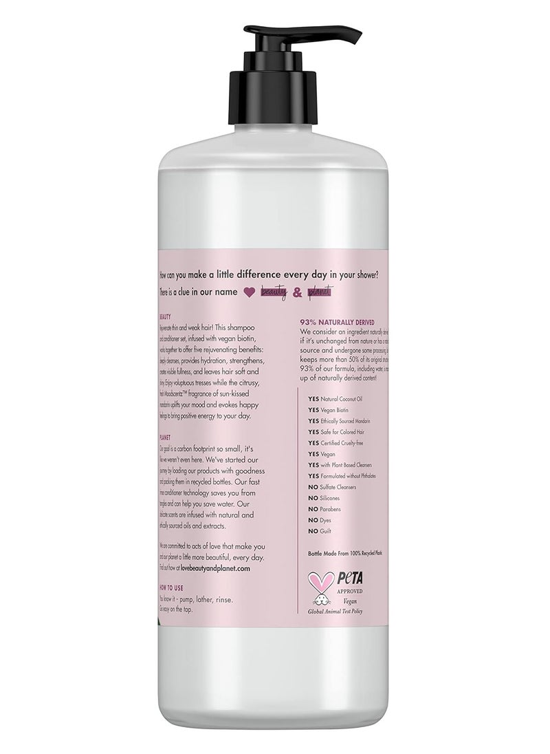 Love Beauty and Planet Sulfate-Free Shampoo 32 oz