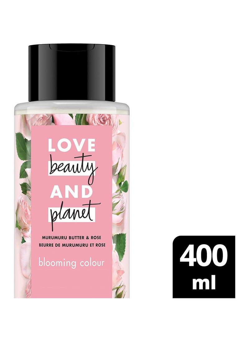 Love Beauty and Planet Murumuru Butter & Rose Oil Shampoo Blooming Color, 400ml