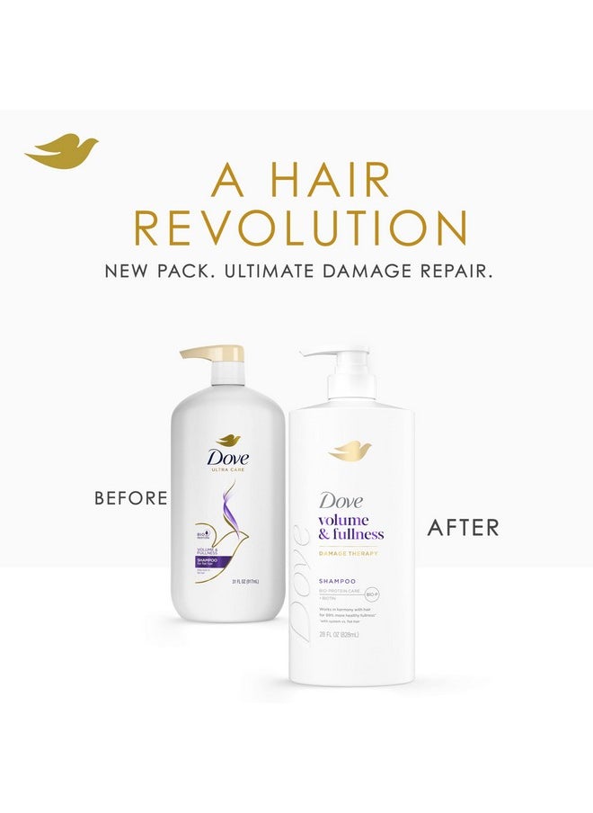 Dove Shampoo Volume & Fullness for Fine, Thin Hair with Bio-Protein Care Technology and Biotin 28 Fl Oz