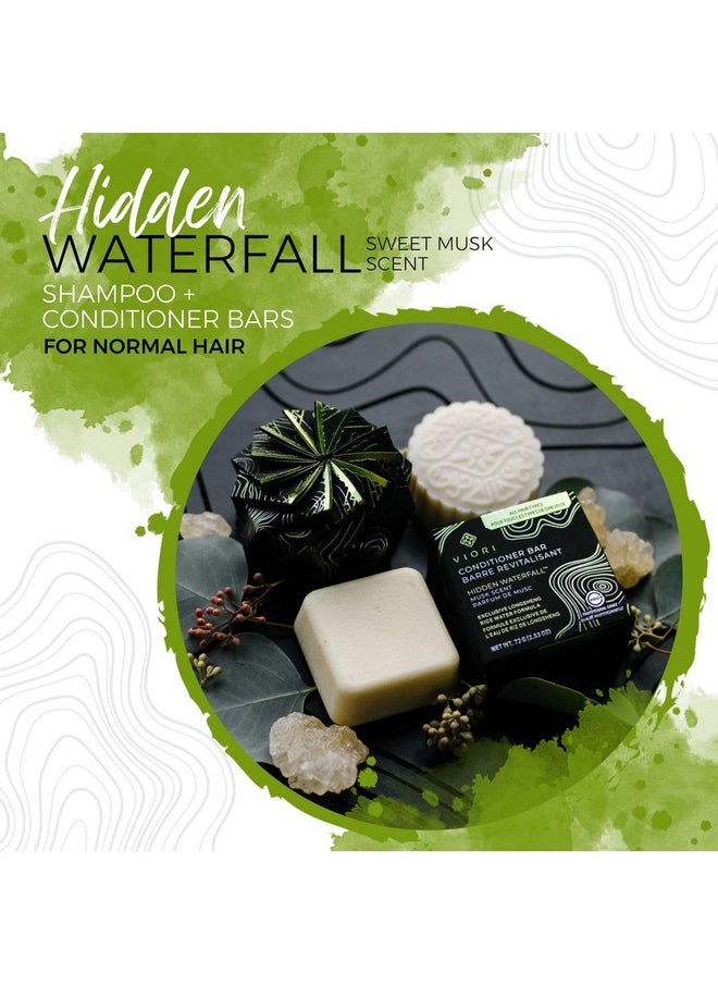 Viori Hidden Waterfall Shampoo Bar Made with Rice Water - Handcrafted All Natural Shampoo Bars - Sulfate Free Shampoo