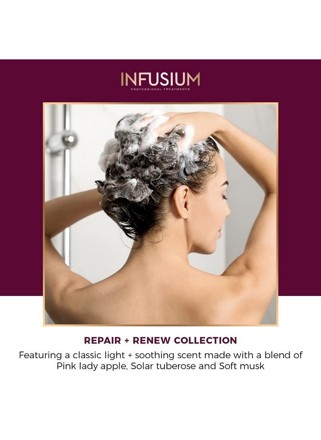 Infusium Moisturize and Replenish Shampoo - Infused with Avocado and Olive Oil - Hair Care for Dry Hair - Moisturizing Shampoo for Women - 33.8 oz