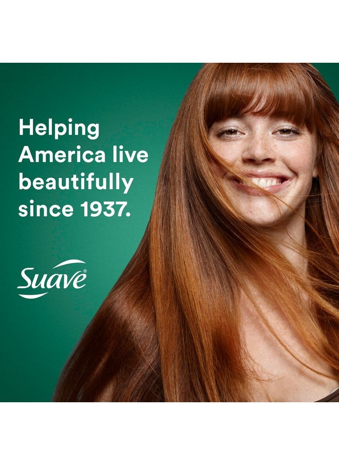 Suave Professionals Moisturizing Shampoo for Dry Hair Almond and Shea Butter Paraben-free and Dye-free 28 oz, Pack of 4