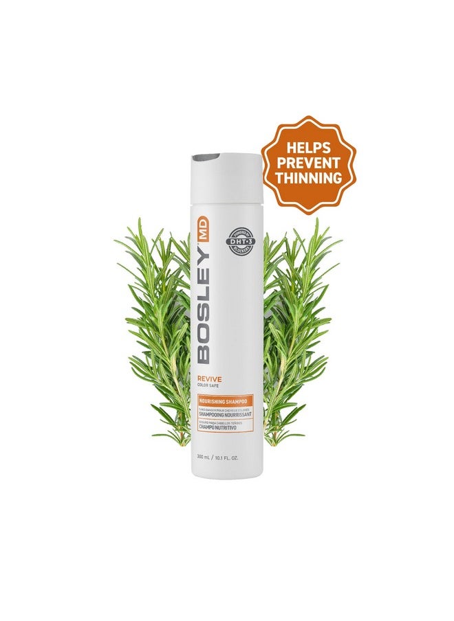 BosleyMD BosRevive Nourishing Shampoo for Noticeably Thinning Hair (Color Safe), 10.1 fl oz.