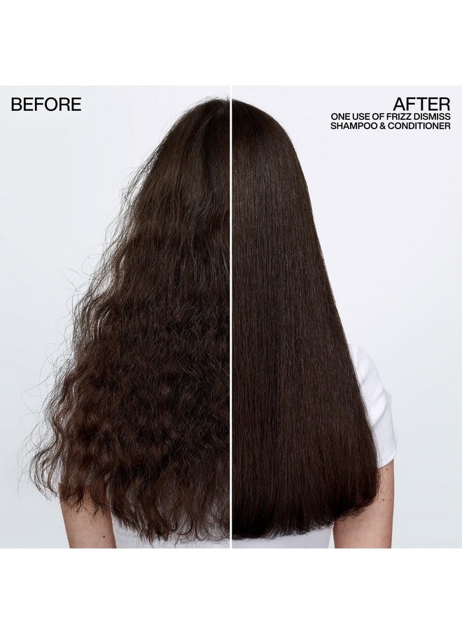 Redken Frizz Dismiss Shampoo | Sulfate Free Shampoo For Frizzy Hair | Gently Cleanses, Smooths, and Adds Shine | Weightless Long-Lasting Frizz Control | Humidity Protection | Anti Frizz