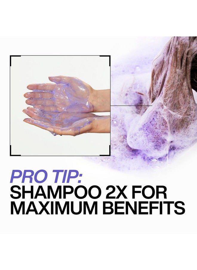 Redken Purple Shampoo with Violet Pigment, Blonde Hair Toner, Color Depositing Formula, 10.1 fl.oz.