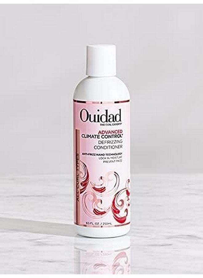 Ouidad Advanced Climate Control Defrizzing Shampoo - 8.5 fl oz, Curl Defining Hair Shampoo, Anti-Frizz Nano Technology, Sulfate-free and Safe for Color-treated Hair, For All Curl Types
