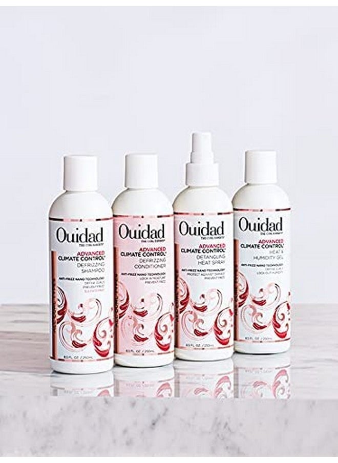 Ouidad Advanced Climate Control Defrizzing Shampoo - 8.5 fl oz, Curl Defining Hair Shampoo, Anti-Frizz Nano Technology, Sulfate-free and Safe for Color-treated Hair, For All Curl Types