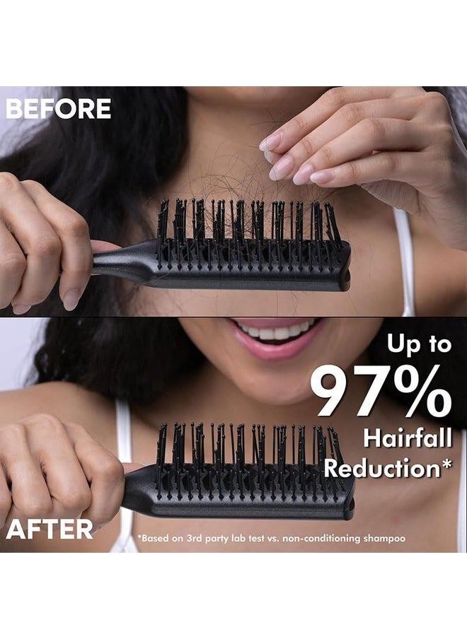 Naturali Hairfall Arrest Shampoo with Red Onion & Bhringraj | Controls Hairfall | Paraben and Sulphate Free Shampoo | Hairfall Shampoo for Men & Women | 370 ml