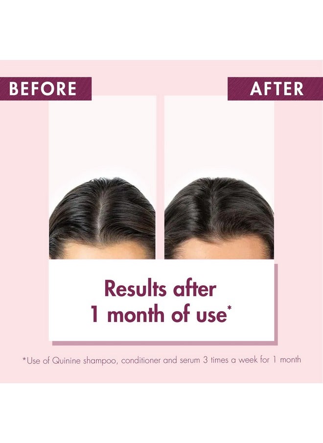 Klorane - Strengthening Shampoo - with Quinine & Edelweiss For Thinning Hair - Support Thicker Hair - Silicone, Paraben & Sulfate Free - 13.5 fl. oz.