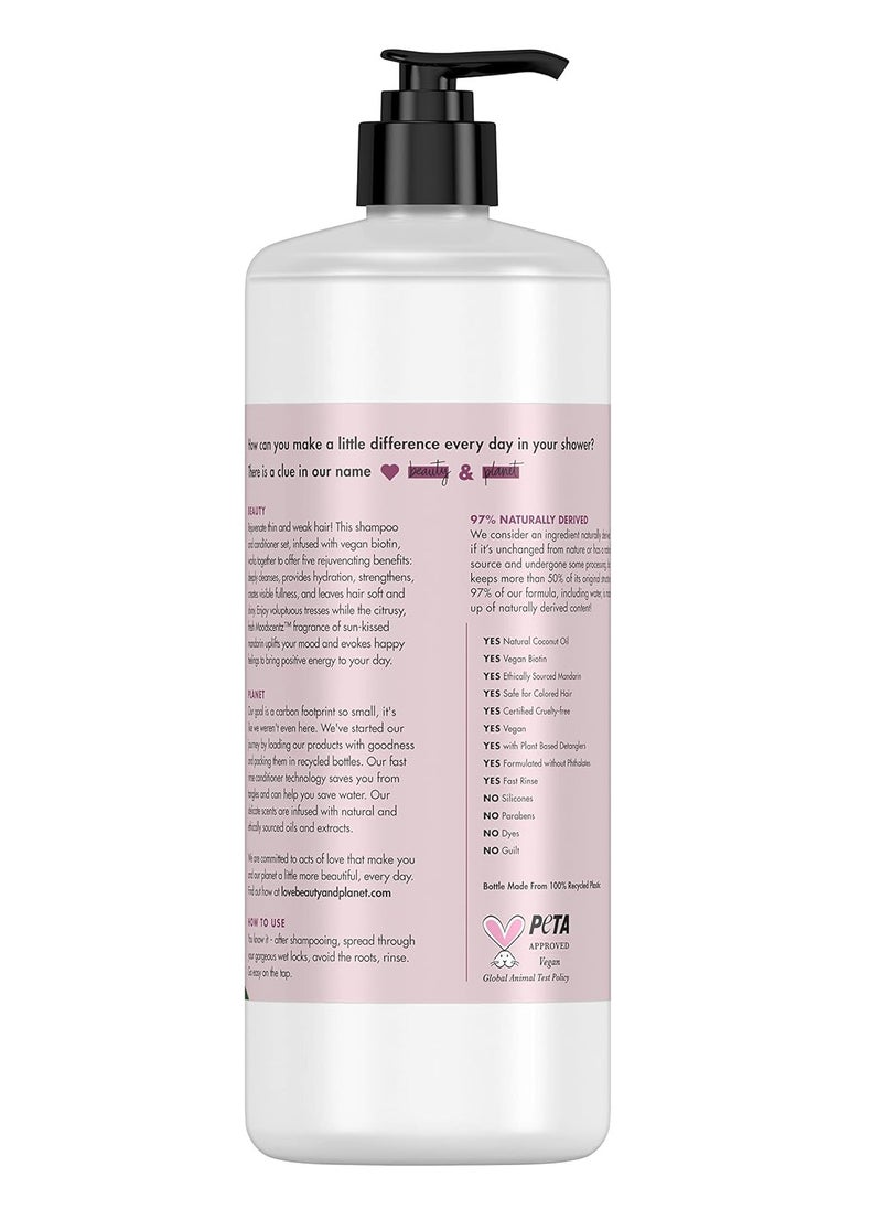 Silcone-Free Multi-Benefit Nourishing Conditioner for Hair 32.3 Oz