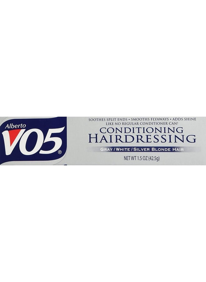 Alberto VO5 Conditioning Hairdressing for Gray/White/Silver Blonde Hair, 1.5 oz (42.5 g)