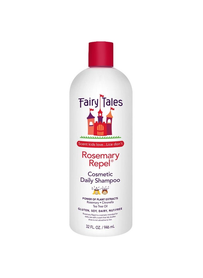 Fairy Tales Rosemary Repel Daily Kids Shampoo- Kids Like the Smell, Lice Do Not, 32 fl oz. (Pack of 1)