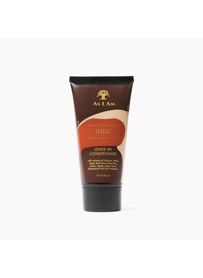 As I Am Coconut Leave-In Conditioner - 3 ounce - Travel Size - Hydrates, softens, prepares hair for styling - prevents tangles for softer, shinier, and more manageable hair.