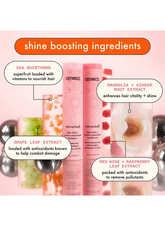 amika Mirrorball High Shine + Protect Antioxidant Conditioner, 275ml