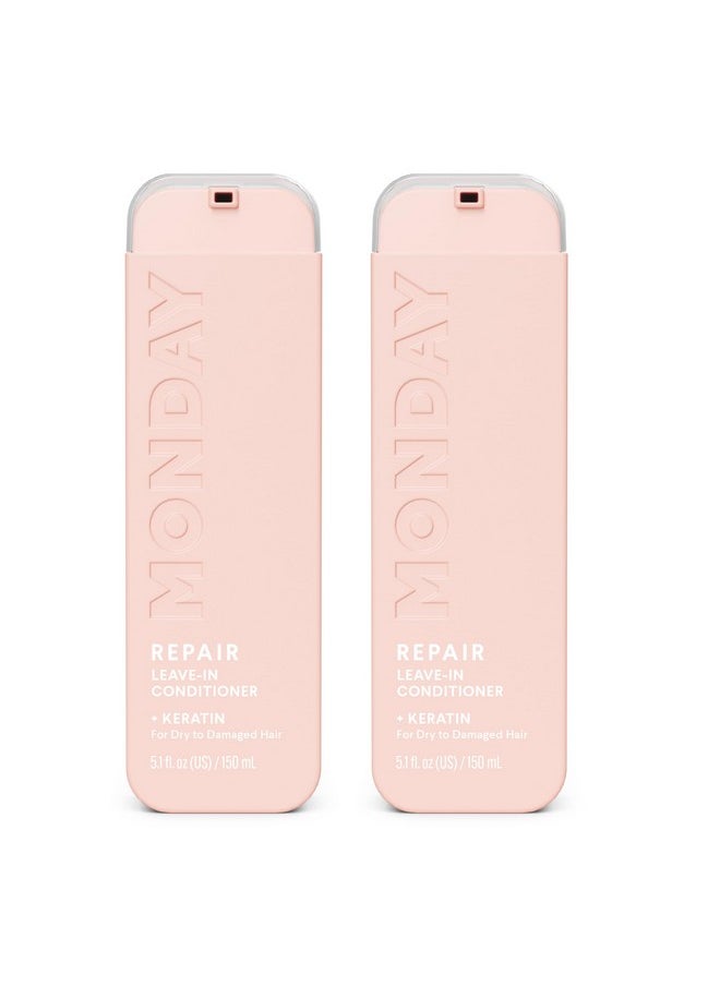 Monday Repair Leave-in Conditioner 5 Oz Dual Pack