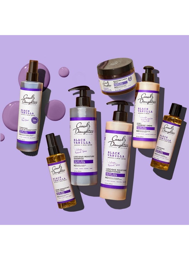 Carol's Daughter Black Vanilla Moisture Sulfate Free Conditioner for Curly, Wavy or Natural Hair, Moisturizing Hair Care for Dry, Damaged Hair, 12 Fl Oz