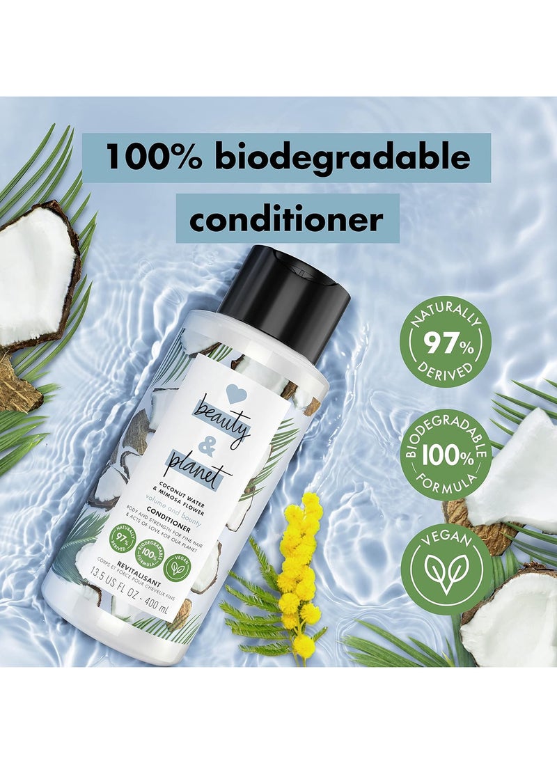 Biodegradable Conditioner For Thin and Fine Hair 13.5 oz