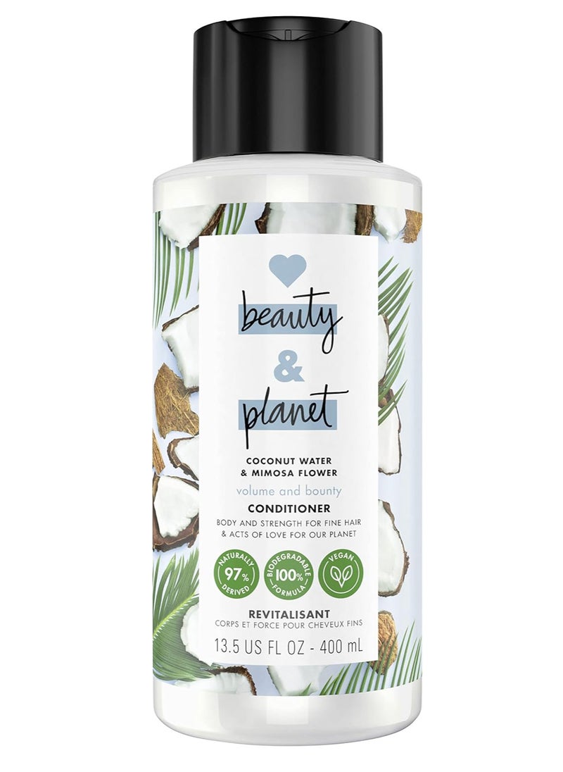 Biodegradable Conditioner For Thin and Fine Hair 13.5 oz