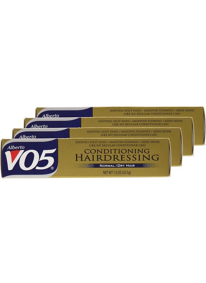 VO5 Cond Hairdressing NORM/DRY 1.5 OZ (Pack of 4)