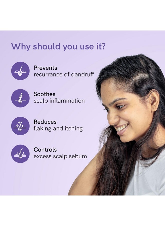 Be bodywise Anti Dandruff Scalp Serum 50ml | Fights Dandruff, Reduces flaky & itchy scalp | With Ichthyol Pale, Zinc Pyrithione, & Tea Tree Oil | Paraben & Sulphate free