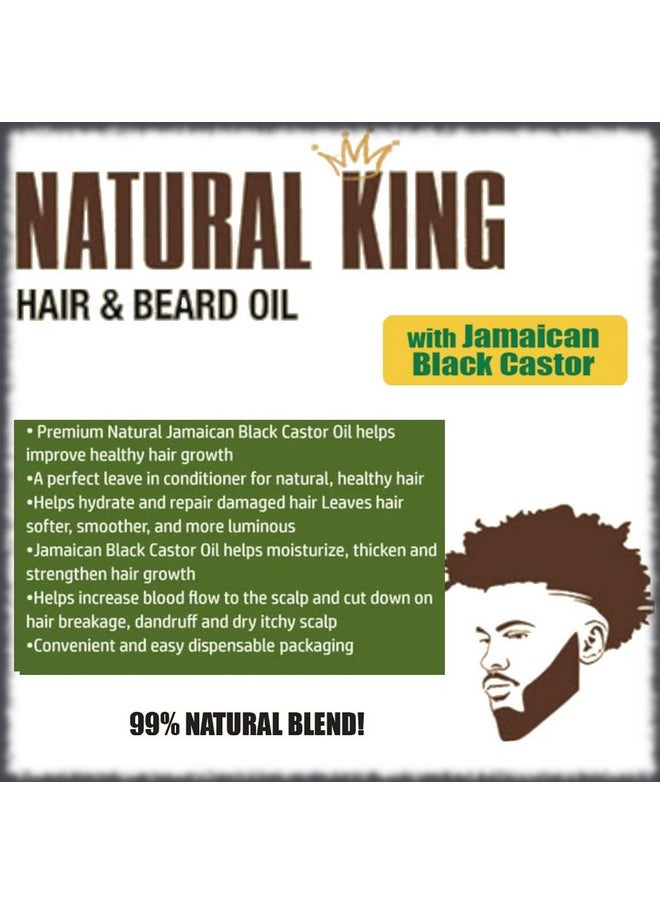 SFC Natural King Pro-Growth Hair & Beard Oil with Jamaican Black Castor Oil 7.1 oz.