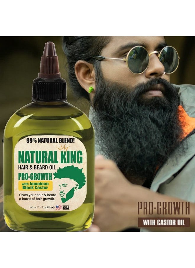 SFC Natural King Pro-Growth Hair & Beard Oil with Jamaican Black Castor Oil 7.1 oz.