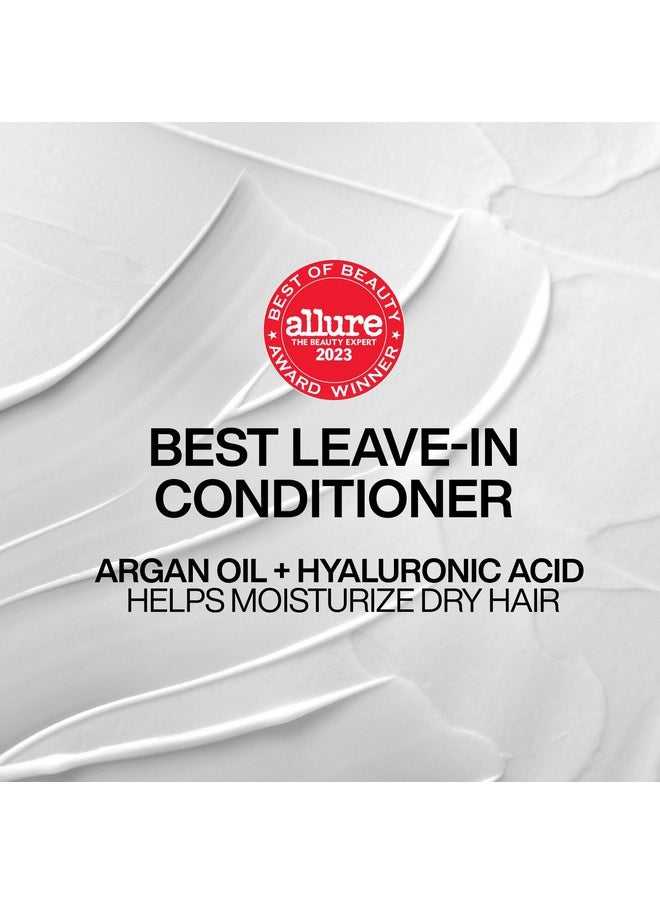 Redken All Soft Moisture Restore Leave-In Treatment | Hyaluronic Acid Primer| Hair Treatment for Dry and Brittle Hair | Humidity, Heat and Frizz Protection | For Soft and Smooth Hair | 1.0 Fl Oz