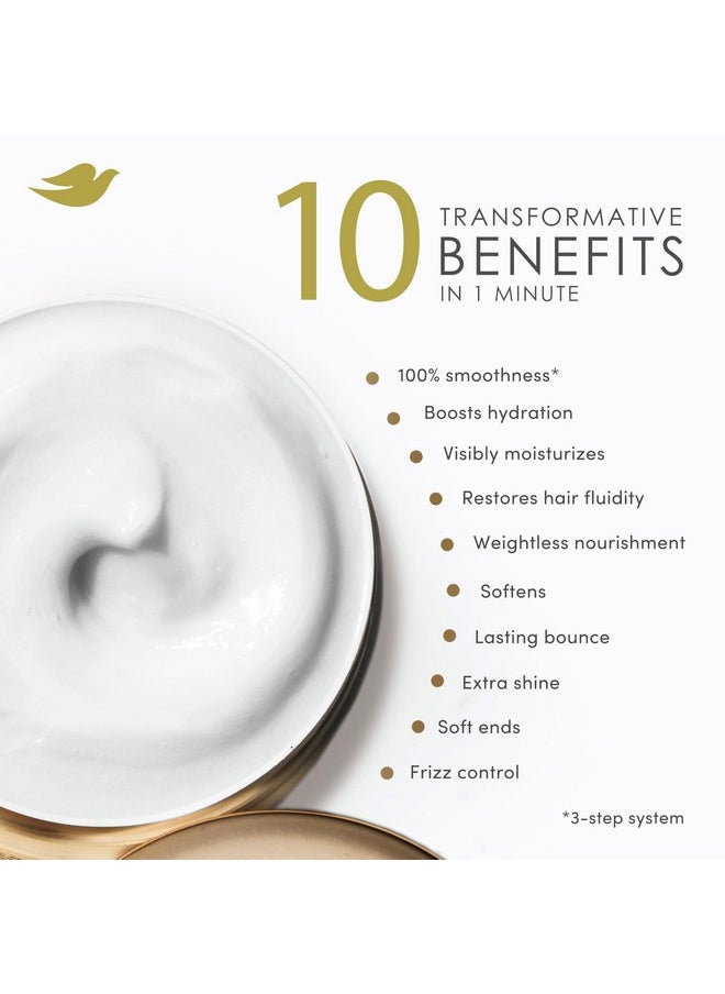 Dove Hair Mask Daily Moisture for Dry Hair with Liquid Bio-Protein Care Technology and Hyaluronic Serum 9.2 Oz