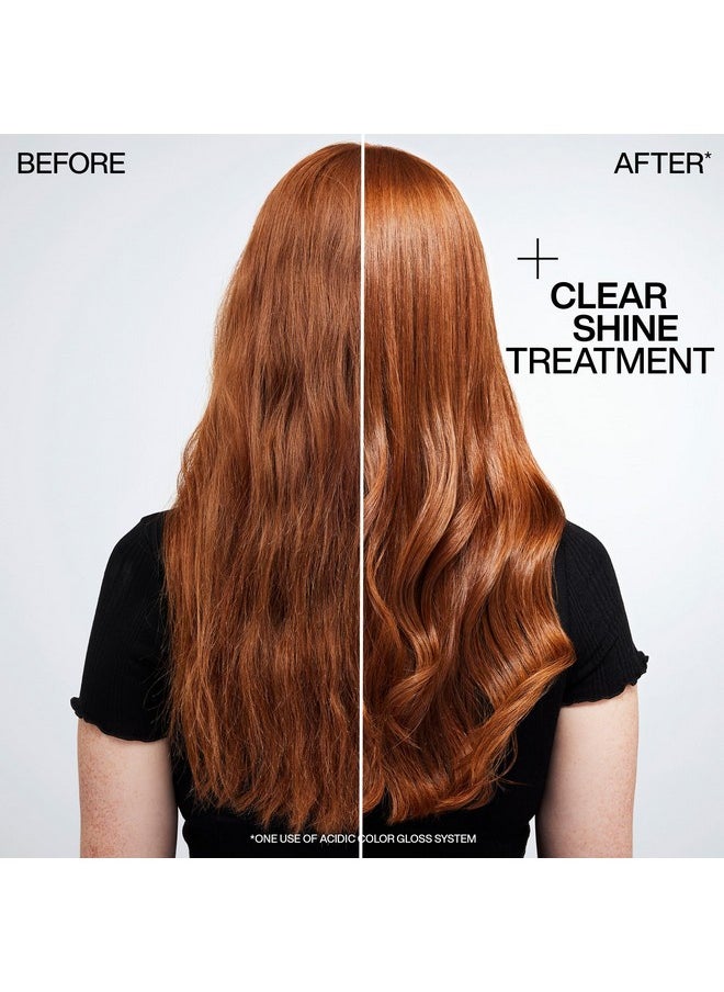 Redken Acidic Color Gloss Activated Glass Gloss Treatment | Rinse Out Hair Gloss | With Apricot Oil for Deep Conditioning | Add Intense Shine for up to Three Days | Safe for Color-Treated Hair