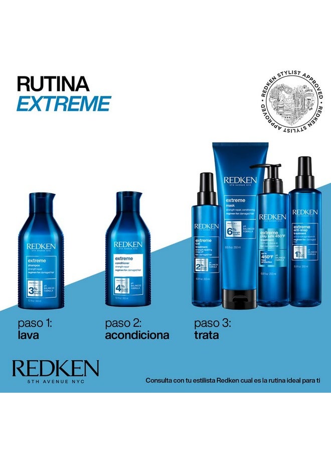 Redken Extreme Mask | Hair Mask for Damaged, Brittle Hair | Fortifies & Strengthens Distressed Hair | 8.5 Fl. Oz. (Pack of 1)