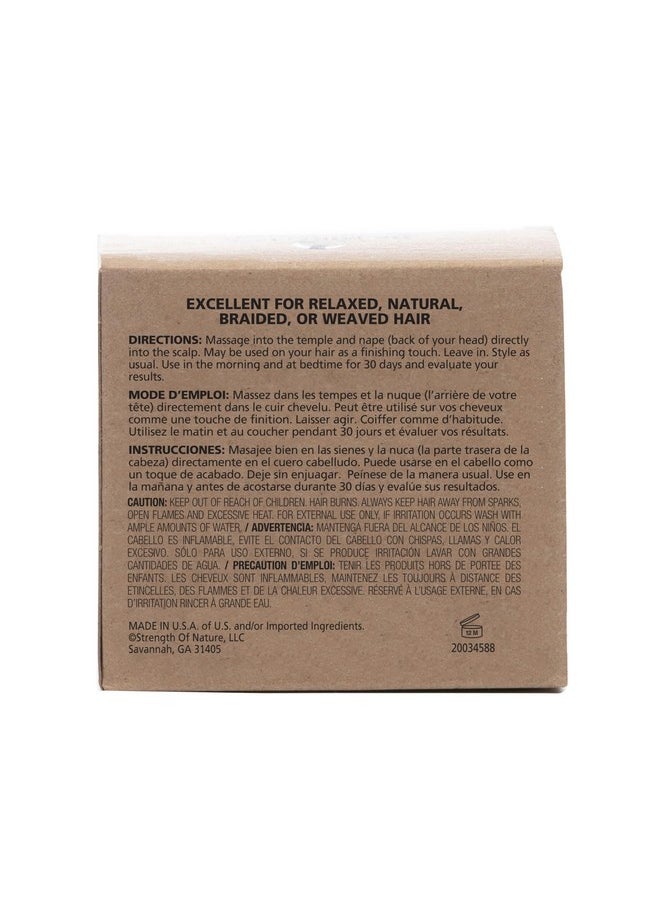 Dr. Miracle's Temple and Nape Gro Balm - For Healthy Hair Growth, Contains Wheat Protein, Aloe, Vitamin A, Vitamin D, Strengthens, Promotes Growth, 4 oz