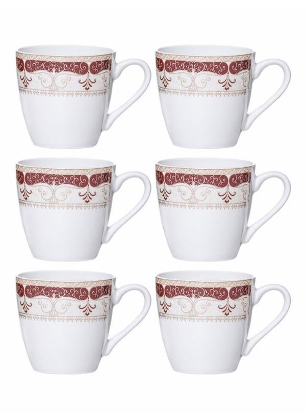 Sonaki Bone China Tea/Coffee Mug Set of 6pcs SKY-S-MW-A017