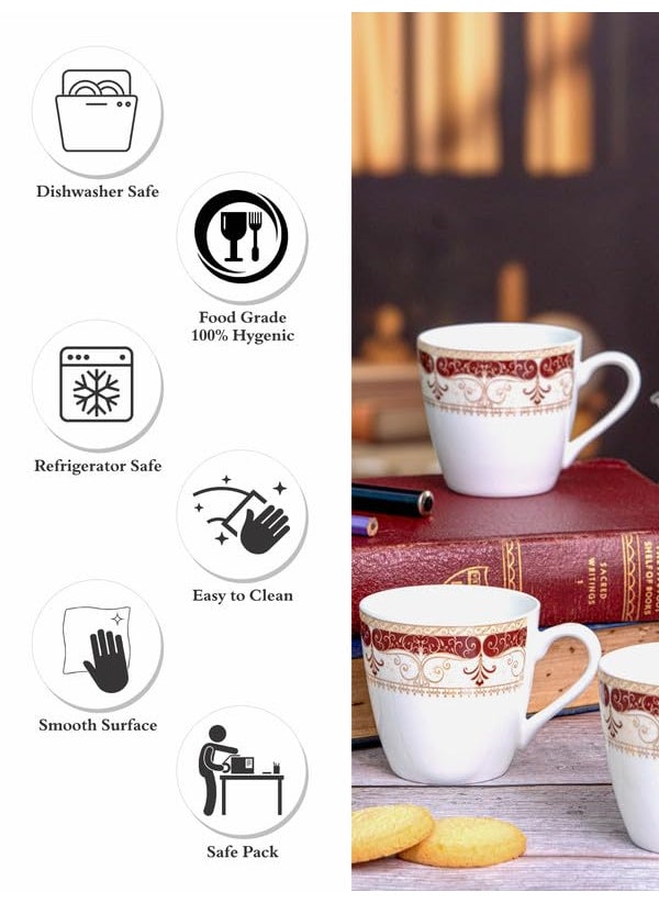 Sonaki Bone China Tea/Coffee Mug Set of 6pcs SKY-S-MW-A017