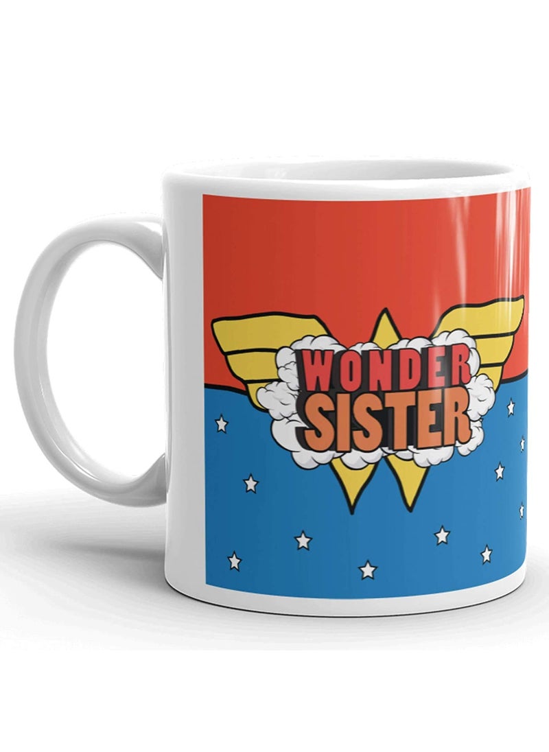 Oye Happy - Super Brother & Wonder Sister Premium Coffee Cup with an Adorable Mirror Card - Best Gift for Siblings/Sister/Rakhi Gifts for Brother/Siblings Day/Bhai Dooj