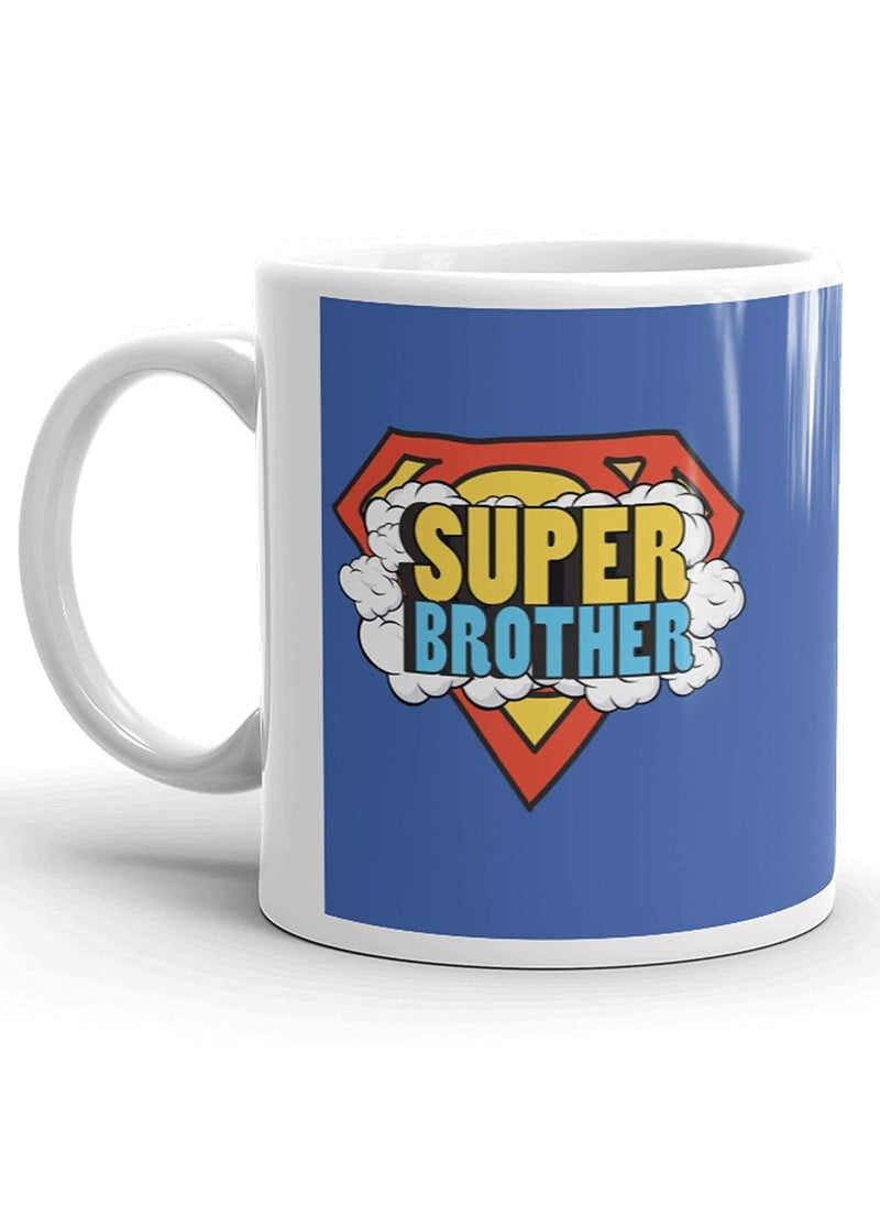Oye Happy - Super Brother & Wonder Sister Premium Coffee Cup with an Adorable Mirror Card - Best Gift for Siblings/Sister/Rakhi Gifts for Brother/Siblings Day/Bhai Dooj