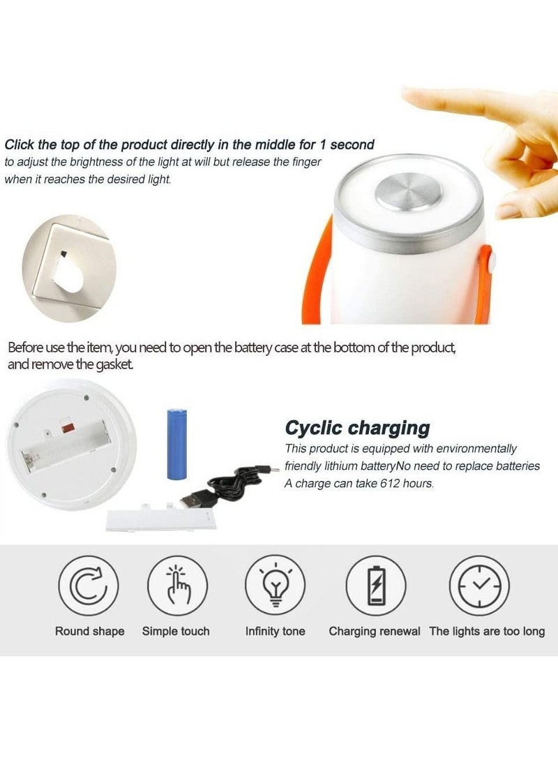 Camping Lights and Lanterns Colbor Touch Panel USB Rechargeable LED Lantern  for Hiking Outdoor Activities