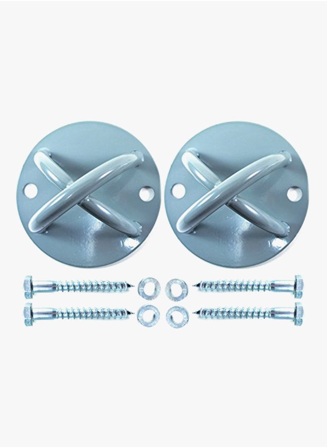 2 Pack - Suspension Strap Trainer Mount Anchor Bracket Hook - Wall And Ceiling