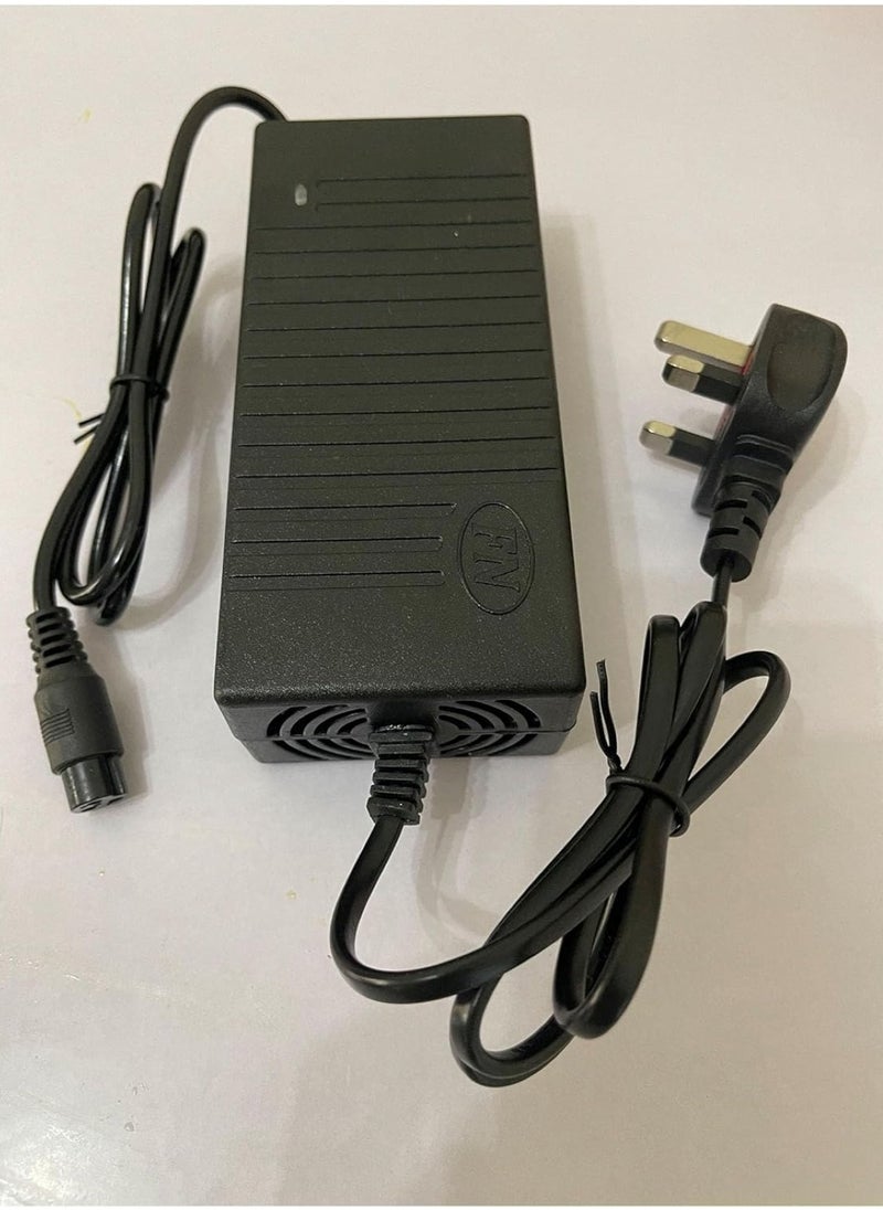 48V Electric Scooter Charger Fast Charging, Black