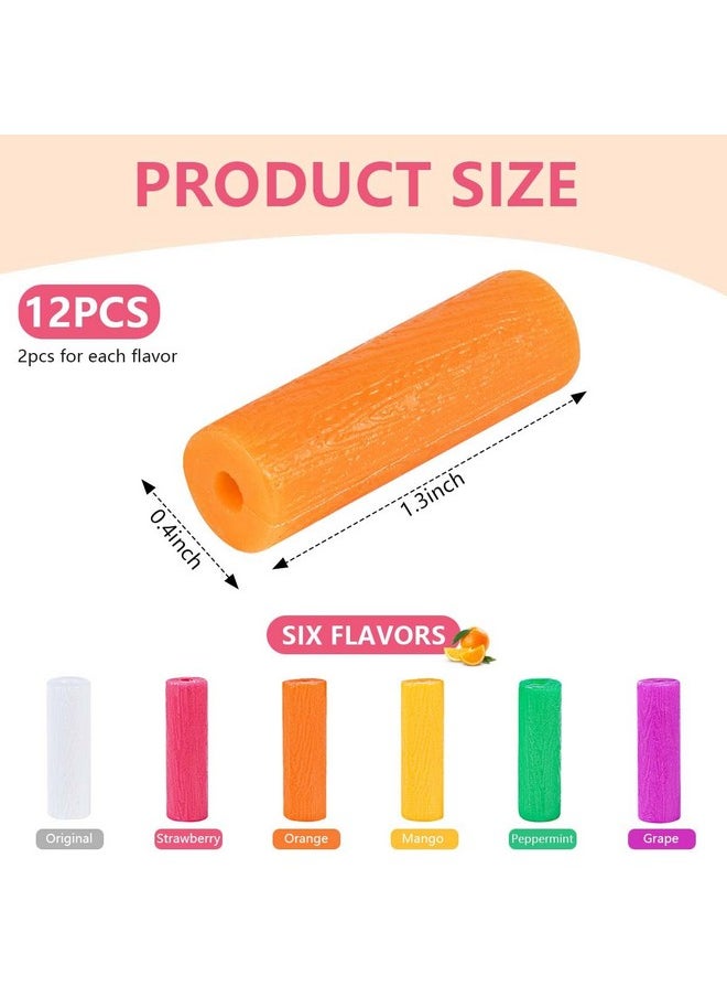 KISEER 12 Pcs Colorful Orthodontic Aligner Chewies for Aligner Chompers Aligner Trays Seaters, 6 Color