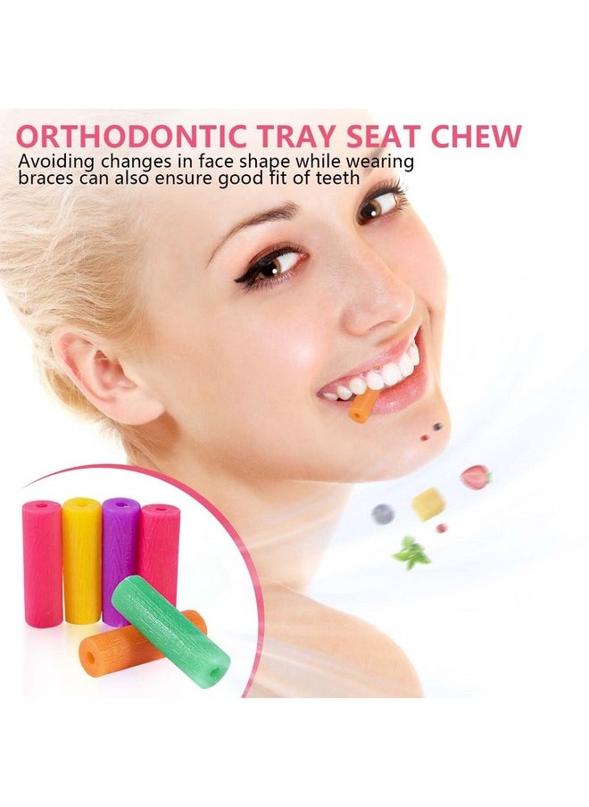 KISEER 12 Pcs Colorful Orthodontic Aligner Chewies for Aligner Chompers Aligner Trays Seaters, 6 Color