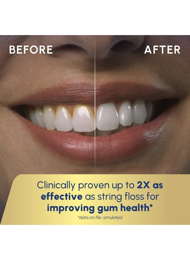 Waterpik Cordless Advanced 2.0 Water Flosser For Teeth, Gums, Braces, Dental Care With Travel Bag and 4 Tips, ADA Accepted, Rechargeable, Portable, and Waterproof, White WP-580, Packaging May Vary