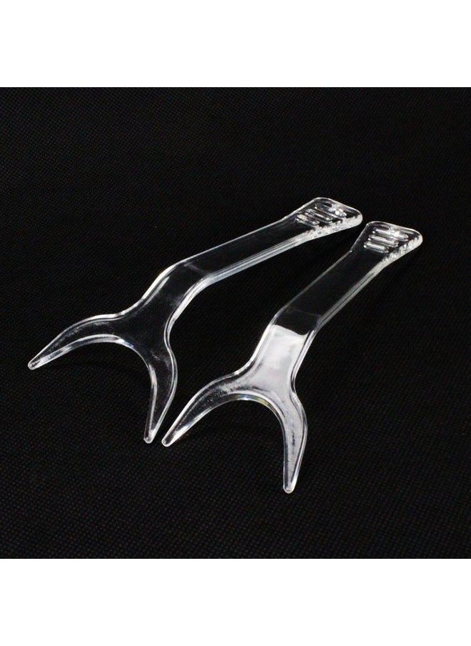 2 Dental Orthodontic Clear Teeth Intraoral Occlusal Photos Mouth Lip Retractor Photography Opener Large + Small Size
