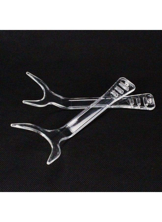 2 Dental Orthodontic Clear Teeth Intraoral Occlusal Photos Mouth Lip Retractor Photography Opener Large + Small Size