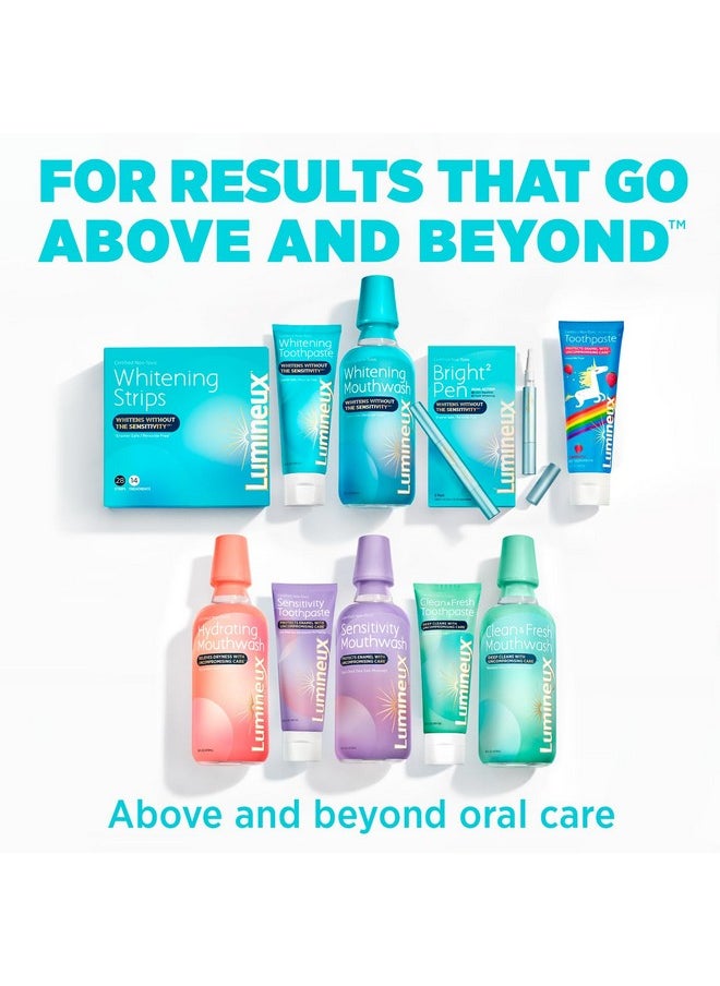 Lumineux Dentist Formulated Kids Toothpaste, Strawberry Flavor & Unicorn Approved - Certified Non-Toxic, Fluoride Free & SLS Free - 3.75 Oz