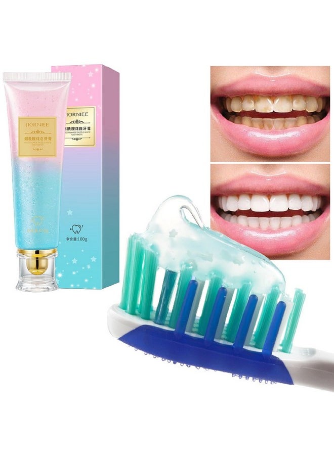 2Pcs Niacinamide Whitening Toothpaste, Nicotinamide Toothpaste, Fresh Breath Toothpaste, Remove Tooth Stains.